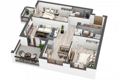 Comision 0%! Apartament 3 camere decomandat - 71 mp - 4