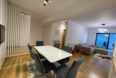 Apartament cu 3 camere, mobilat în Barbu Văcărescu