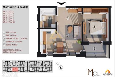 Apartament cu 2 camere în Gării - 8