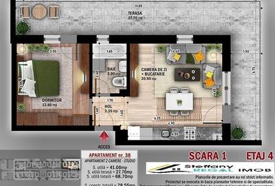 Apartament cu 2 camere decomandat în Theodor Pallady - 8