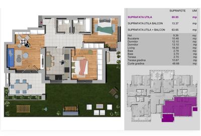 Apartament cu 3 camere decomandat în Central - 17