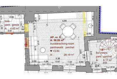 Apartament la cheie cu 2 camere constructie noua zona Centrala - 3