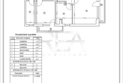 4 Camere Decomandat Mobilat Utilat Pod Constanta - 20