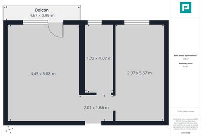 Apartament cu 2 camere decomandat în Central - 13