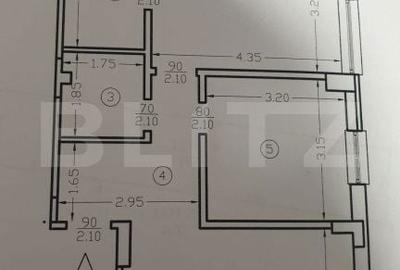 Apartament cu 3 camere decomandat în Baza 3