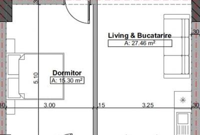 FINALIZAT 2 camere luminos si cu vedere la MARE, zona Infinity Beach - 6