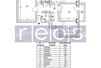 Apartament cu 4 camere decomandat în Tineretului