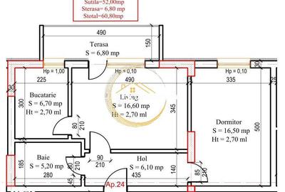 Apartament cu 2 camere decomandat în Titan - 3