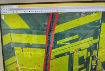 Teren Extravilan , parcelat, 500 mp posibilitate trecere in - 2