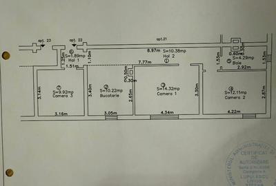 Apartament(mansarda) 3 Cam. Bvd. Dambovita-Sagului Mobilat/Utilat - 11