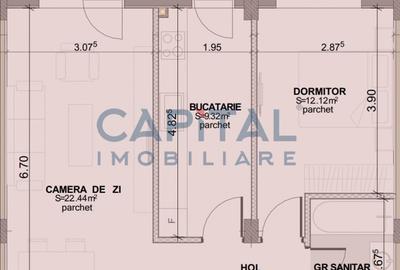 Apartament de vanzare, 2 camere, 66mpc, lift, bloc nou, comision 0% - 2