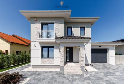 Casa individuala | 4 dormitoare, garaj si teren de 1.000 mp | Com 0% - 2