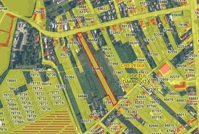 Teren de 5345 mp, în Crevedia