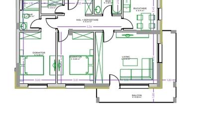 Dezvoltator: Apartament 3 camere 79 mp , incalzire prin pardoseala - 5