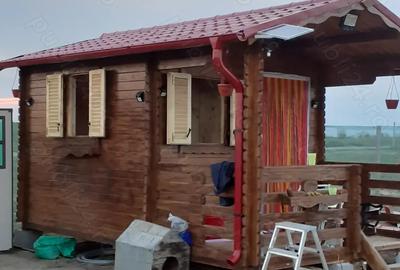 Casu?a de lemn 5 3 m cu veranda - 3