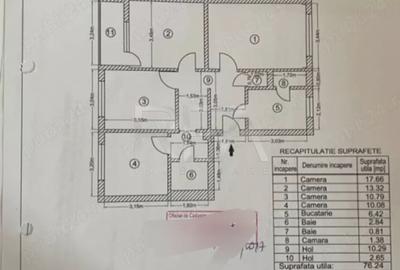 4 camere 3/4, anvelopat, 80mp, Drumul Taberei. - 2
