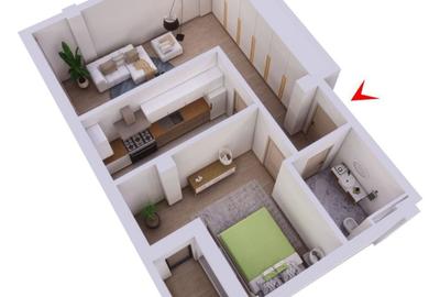 Apartament cu 2 camere în Popas Păcurari - 7