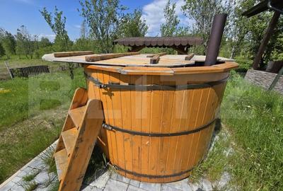 Cabana lemn cu 4 dormitoare, 120mp, teren intravilan de 1250mp - 15