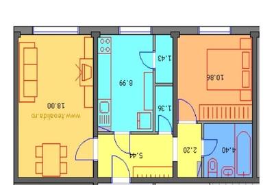 Apartament cu 2 camere decomandat, mobilat în Gorjului - 9