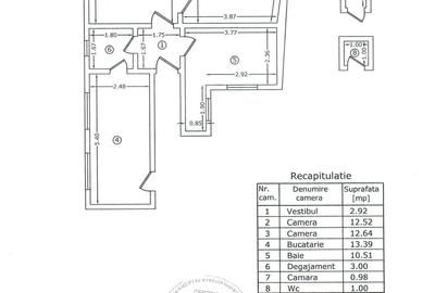 Apartament cu 2 camere semidecomandat, mobilat în P-ța Victoriei - 11