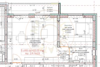 Apartament cu 2 camere decomandat în Botizului - 7