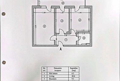 Apartament cu 2 camere decomandat în Central - 4