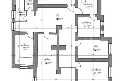 Casă individuală cu 17 camere cu Canalizare în Central - 17