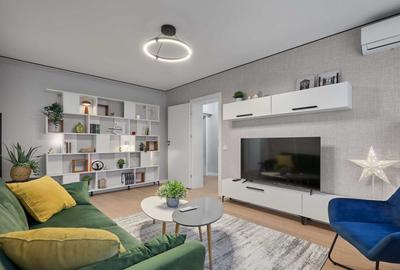 Apartament cu 2 camere semidecomandat, mobilat în Militari