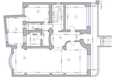 Casă cu 4 camere cu Canalizare în Virtuții - 1