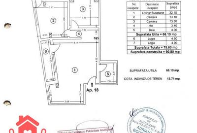 Apartament cu 3 camere semidecomandat în Bucureștii Noi - 4