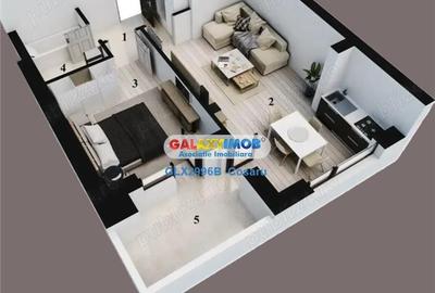 Apartament cu 3 camere semidecomandat, mobilat în Rahova - 1