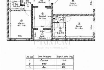 Apartament cu 3 camere decomandat în Complex Studențesc - 8