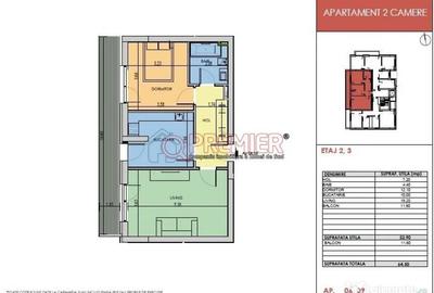 Apartament cu 2 camere decomandat în Central - 6
