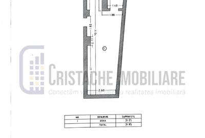 Calea Victoriei, spatiu comercial parter, subsol, total 69 mp - 2