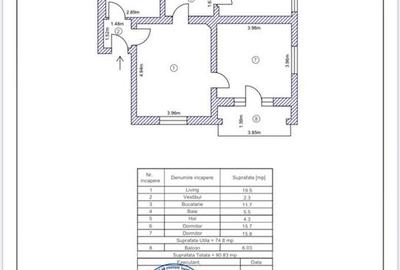 Apartament cu 3 camere decomandat, mobilat în Central - 19