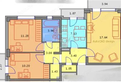 3 camere ,7/10, Politehnica-Str. Arinii Dornei. - 1