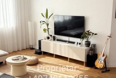 Apartament cu 2 camere nedecomandat, mobilat în Florești