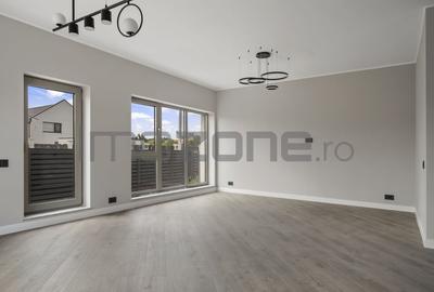 Vila individuala - P+1, 4 camere,  3 dormitoare, 3 bai, 131mp utili, teren 350mp - 5