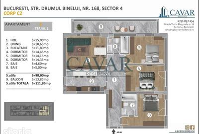Apartament cu 4 camere în Măgurele - 4