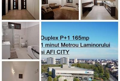 Ap Duplex P+1 166mp Bucurestii Noi 1 minut metrou Bazilescu Laminorului 3 bai - 1