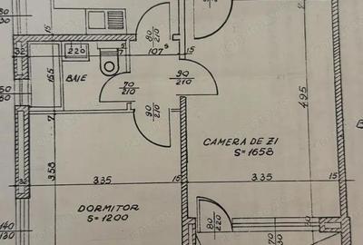 Vanzare-2 camere-5 din10-Dr Taberei-Chilia Veche-Lovinescu-circular-liber-bl 73-79000E - 1