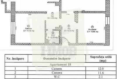 Apartament 3 camere 2 bai cu balcon in zona Terezian - 13
