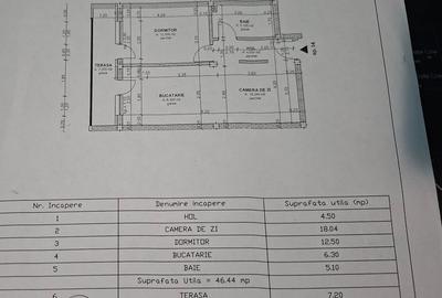 Apartament cu 2 camere semidecomandat, mobilat în Florești - 9