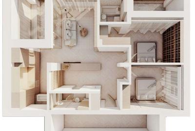 Apartament cu 3 camere în Bucureștii Noi - 14