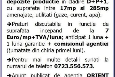 Delfinariu, spatii pentru birouri si depozite de inchiriat - 1