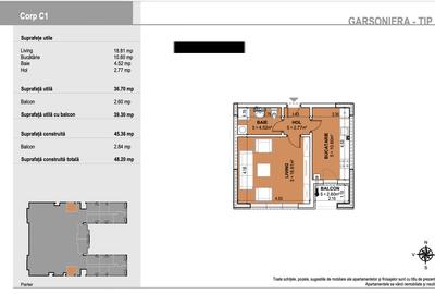Garsonieră decomandată în Militari