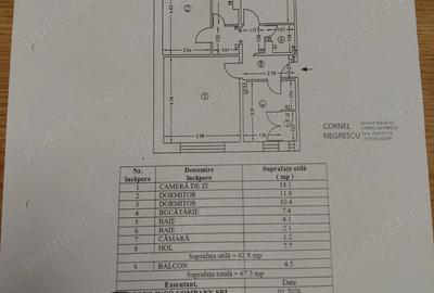 Apartament cu 3 camere decomandat în Traian - 8