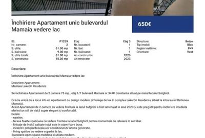 Inchiriere Apartament unic bulevardul Mamaia - 16