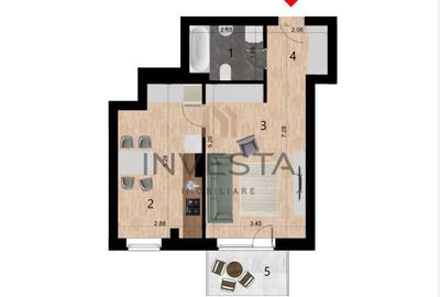 Apartament in constructie Premium/Zona Frunzisului - 2