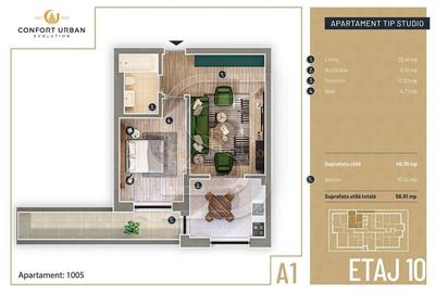 Apartament modern compartimentat, 2 camere, Pucheni-Rahova, Sector 5 - 5